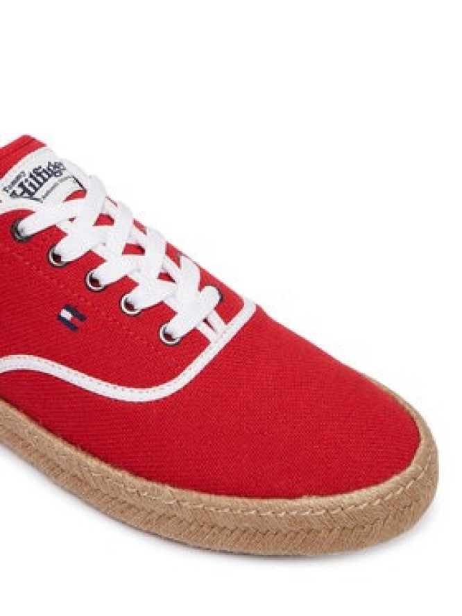 Tommy Hilfiger Espadryle Th Hi Vulc Core Jutte Canvas FM0FM05872 Czerwony