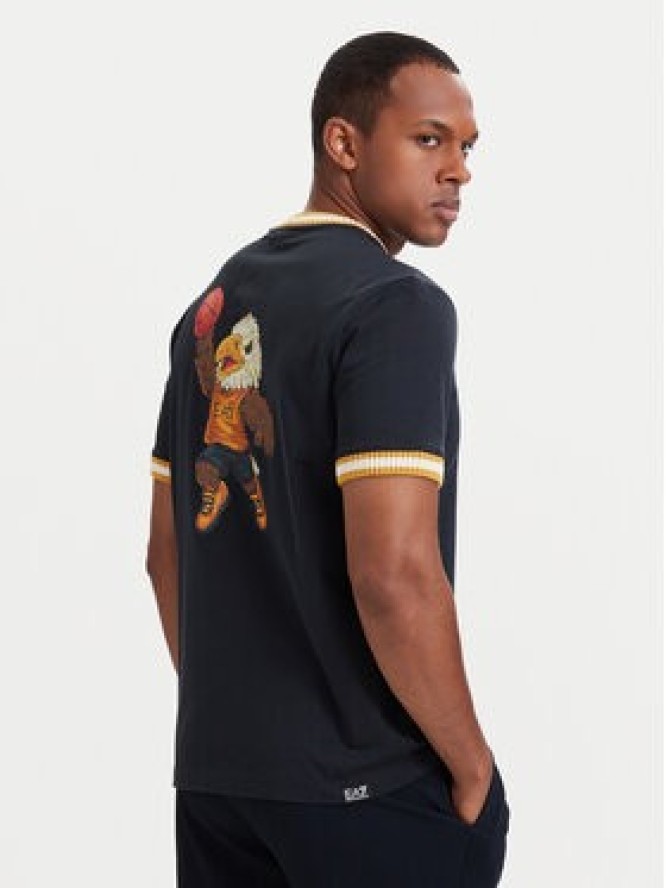 EA7 Emporio Armani T-Shirt 7M002131 AF12957 UB109 Granatowy Regular Fit