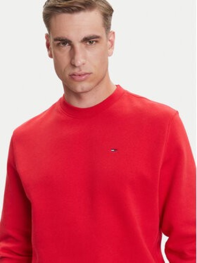 Tommy Jeans Bluza DM0DM20741 Czerwony Regular Fit