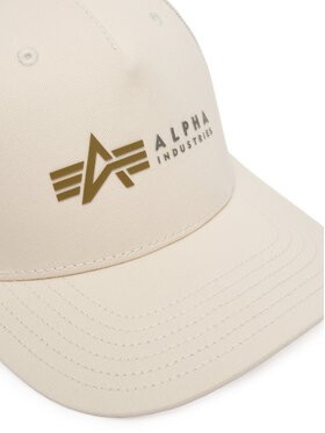 Alpha Industries Czapka z daszkiem Label 106901 Écru