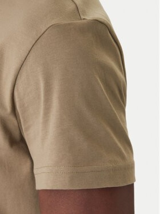 G-Star Raw T-Shirt Text Chest D25968-C506 6057 Zielony Regular Fit