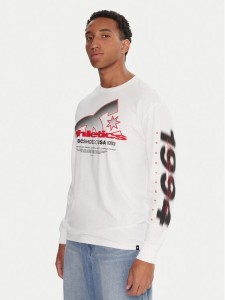 DC Shoes Longsleeve Slathletic EDYZT04357 Biały Heritage Fit