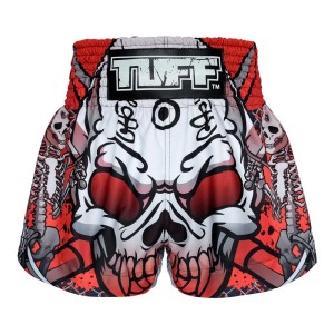 Spodenki treningowe TUFF Black Double Skeleton With Devil Skull