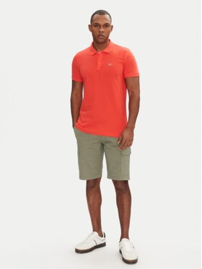 Tommy Jeans Szorty materiałowe Scanton DM0DM21949 Zielony Regular Fit