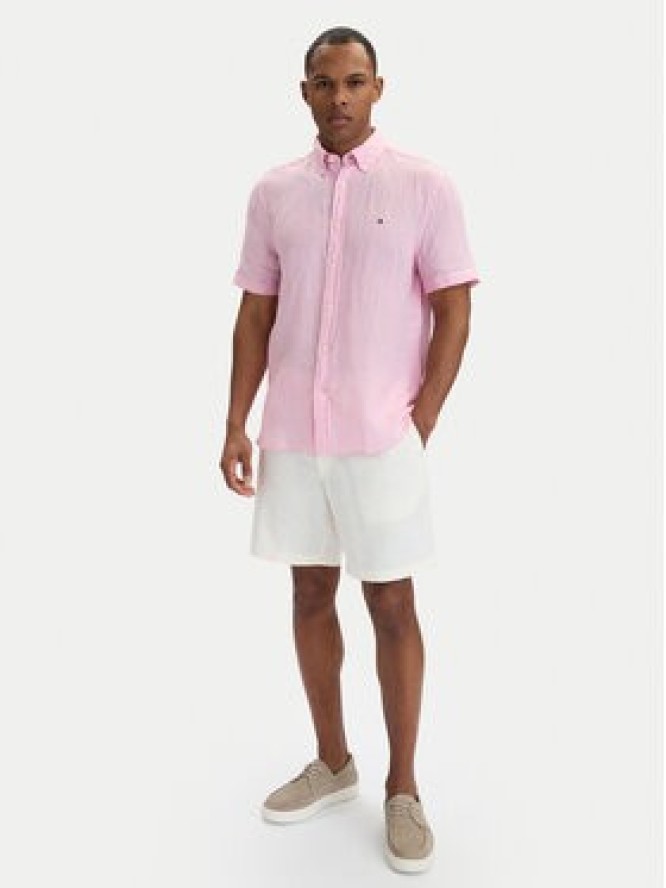 Tommy Hilfiger Koszula MW0MW41531 Różowy jasny Regular Fit