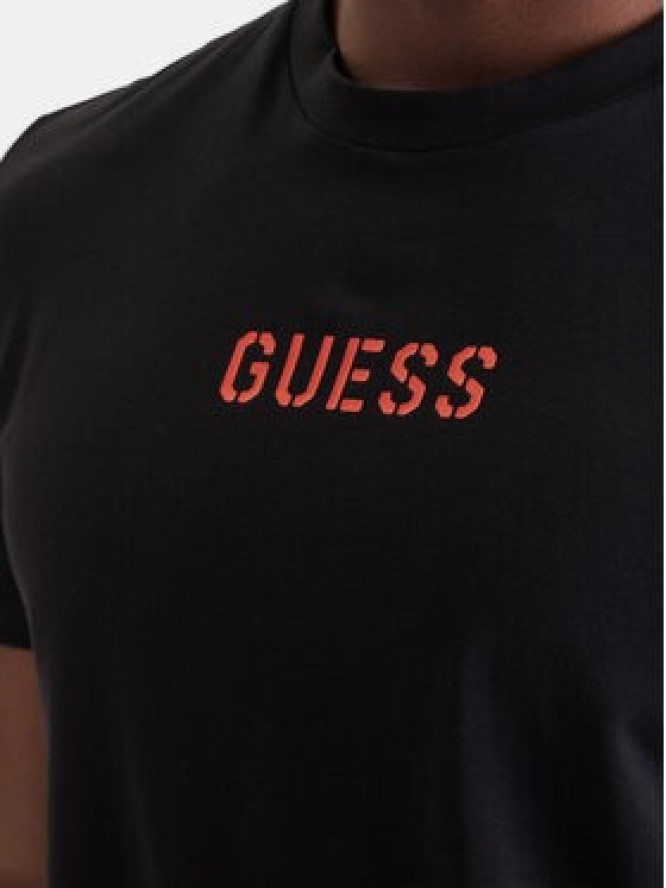 Guess T-Shirt U6GM01 K6YW1 Czarny Regular Fit