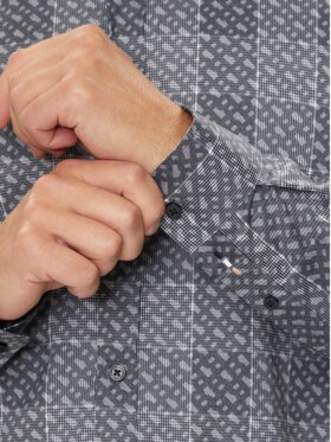 Boss Koszula Liam 50521641 Szary Regular Fit