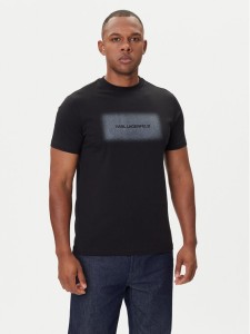 KARL LAGERFELD T-Shirt 755072 554255 Czarny Regular Fit