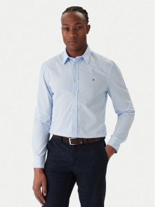 Tommy Hilfiger Koszula MW0MW40460 Błękitny Slim Fit