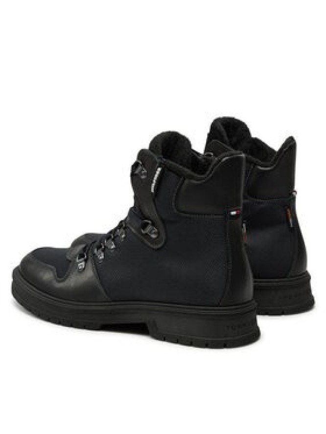 Tommy Hilfiger Trzewiki Hilfiger Warm Cordura Mix Boot FM0FM05180 Czarny