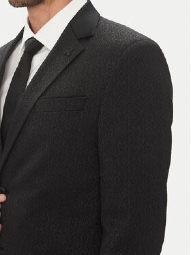 KARL LAGERFELD Marynarka 155244 552042 Czarny Regular Fit