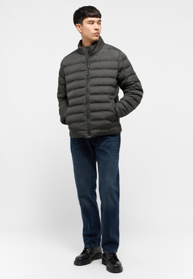 MUSTANG CRESTON MĘSKA KURTKA PRZEJŚCIOWA PIKOWANA PIRATE BLACK 1015599 4088