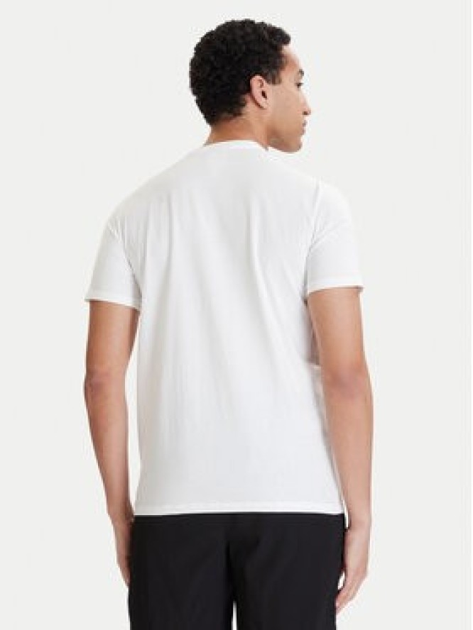 Calvin Klein T-Shirt Micro Logo LV04LC255G Biały Regular Fit
