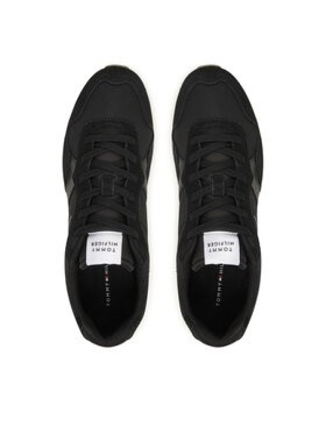 Tommy Hilfiger Sneakersy Runner Icon Mix FM0FM05679 Czarny