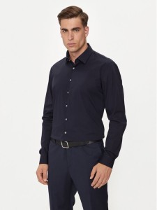 Calvin Klein Koszula K10K113160 Granatowy Slim Fit