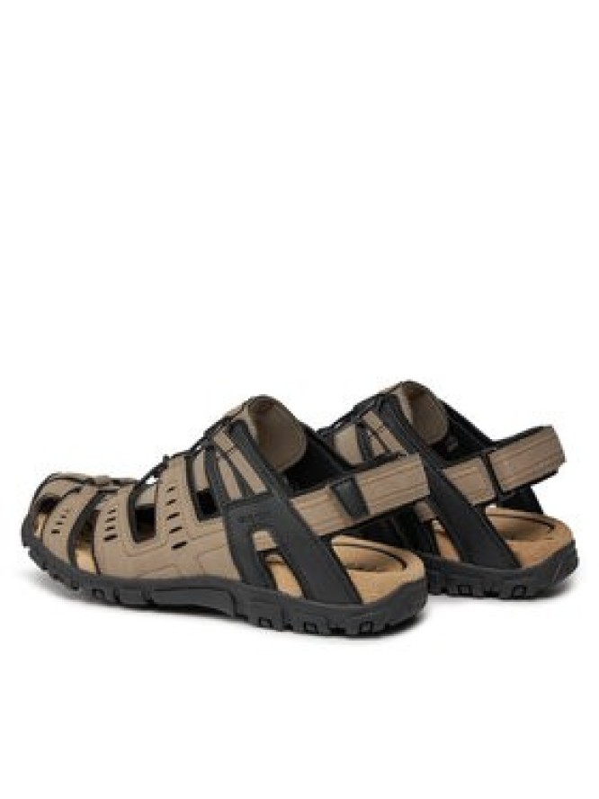 Geox Sandały Uomo Sandal Strada U4524C 000EK C6738 Brązowy
