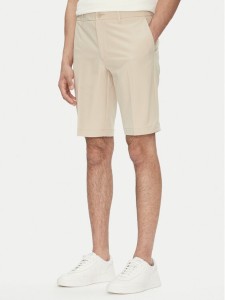 BOSS Szorty materiałowe S_Commuter_10.5 inch 50540337 Beżowy Slim Fit