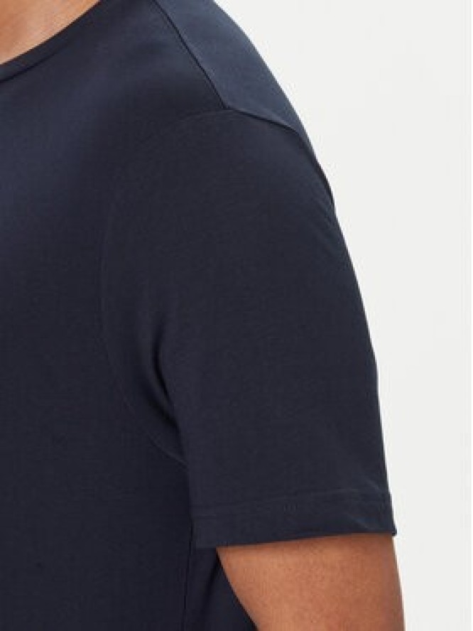 Tommy Hilfiger T-Shirt Linear Flag MW0MW41338 Granatowy Regular Fit