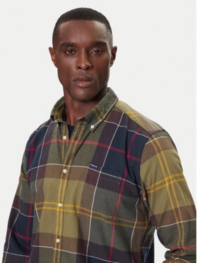 Barbour Koszula Glendale MSH4992TN52 Zielony Regular Fit