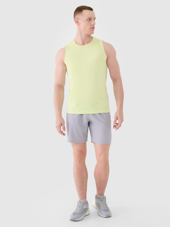 4F Spodenki treningowe szybkoschnące męskie - szare 3XL