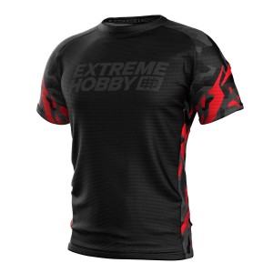 Koszulka Techniczna Sportowa Męska EXTREME HOBBY BLACK PANTHER
