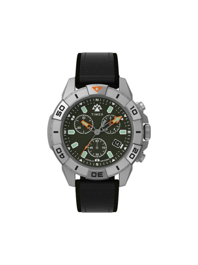 Timex Zegarek Expedition Ridge Chronograph TW2W16100 Czarny