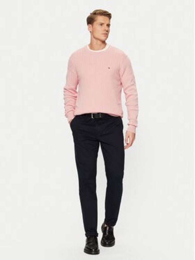 Tommy Hilfiger Sweter MW0MW37400 Różowy Slim Fit