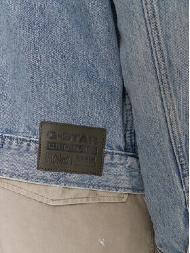 G-Star Raw Kurtka jeansowa D26919-D788 Niebieski Slim Fit
