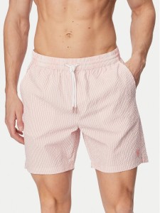 Guess Szorty kąpielowe F6GT11 WN342 Różowy jasny Regular Fit