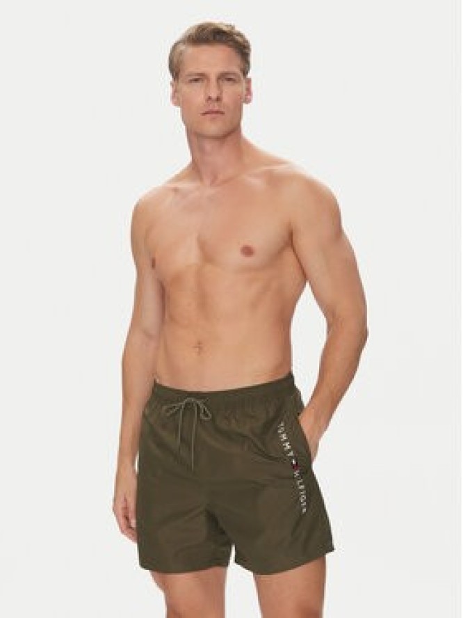 Tommy Hilfiger Szorty kąpielowe UM0UM03258 Zielony Regular Fit
