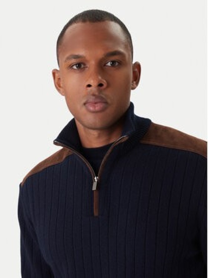 Paul&Shark Sweter 15311113 Granatowy Regular Fit