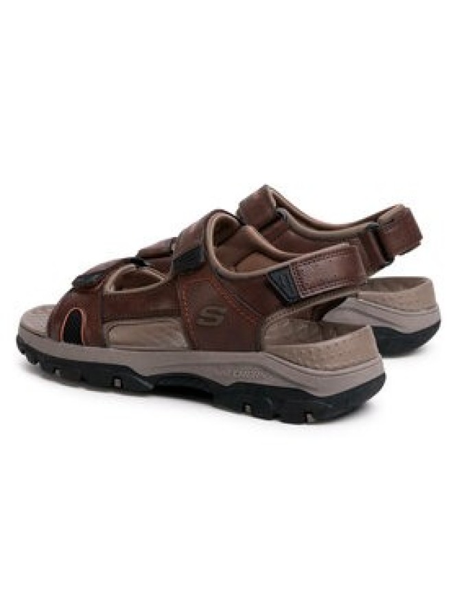 Skechers Sandały Hirano 204106/BRN Brązowy