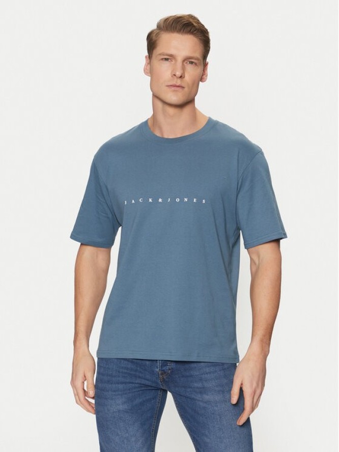 Jack & Jones T-Shirt Star 12234746 Niebieski Relaxed Fit
