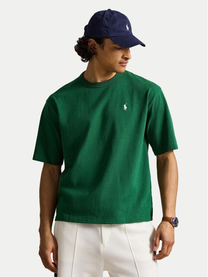 Polo Ralph Lauren T-Shirt 710A12979005 Zielony ciemny Relaxed Fit