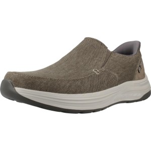 Buty SKECHERS SLIP-INS DECKLAN GULLIVER Brązowy
