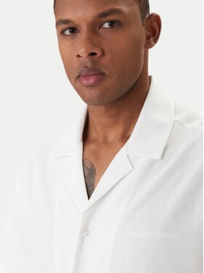 Emporio Armani Koszula EM000593 AF20590 U0002 Biały Regular Fit