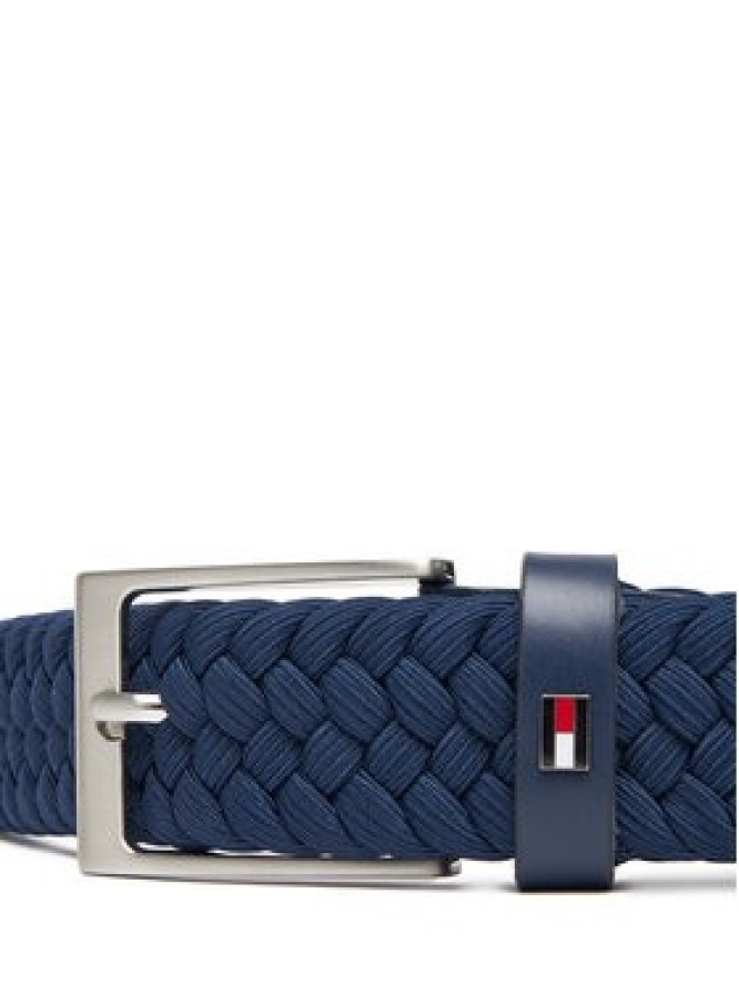 Tommy Hilfiger Pasek Męski Layton Elastic AM0AM13570 Niebieski