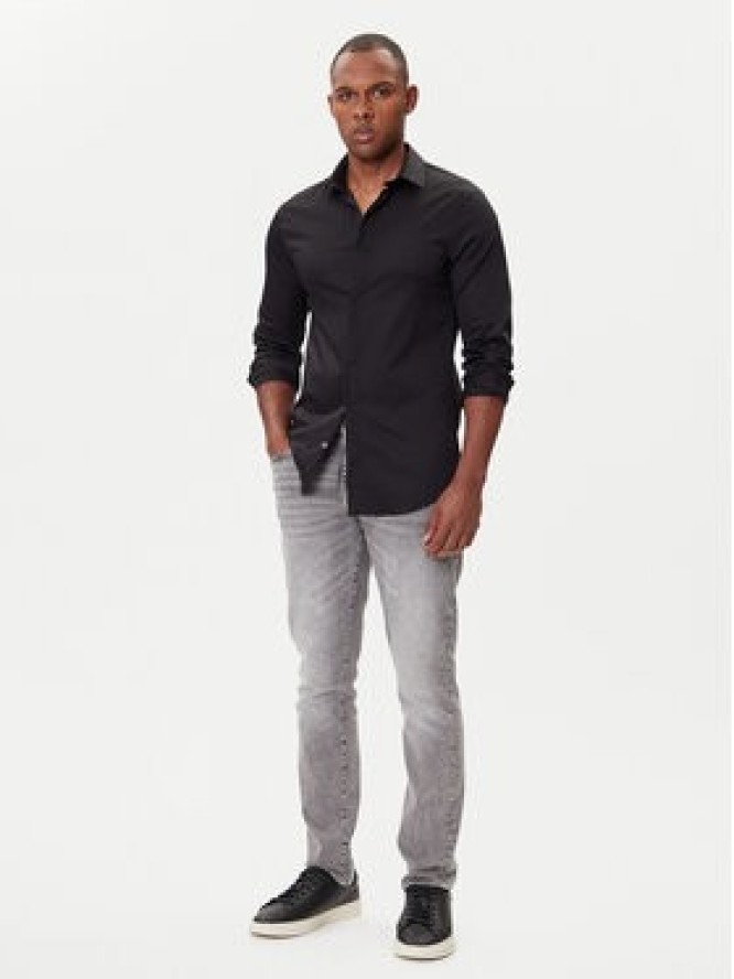 Armani Exchange Koszula XM001867 AF10192 UC001 Czarny Slim Fit