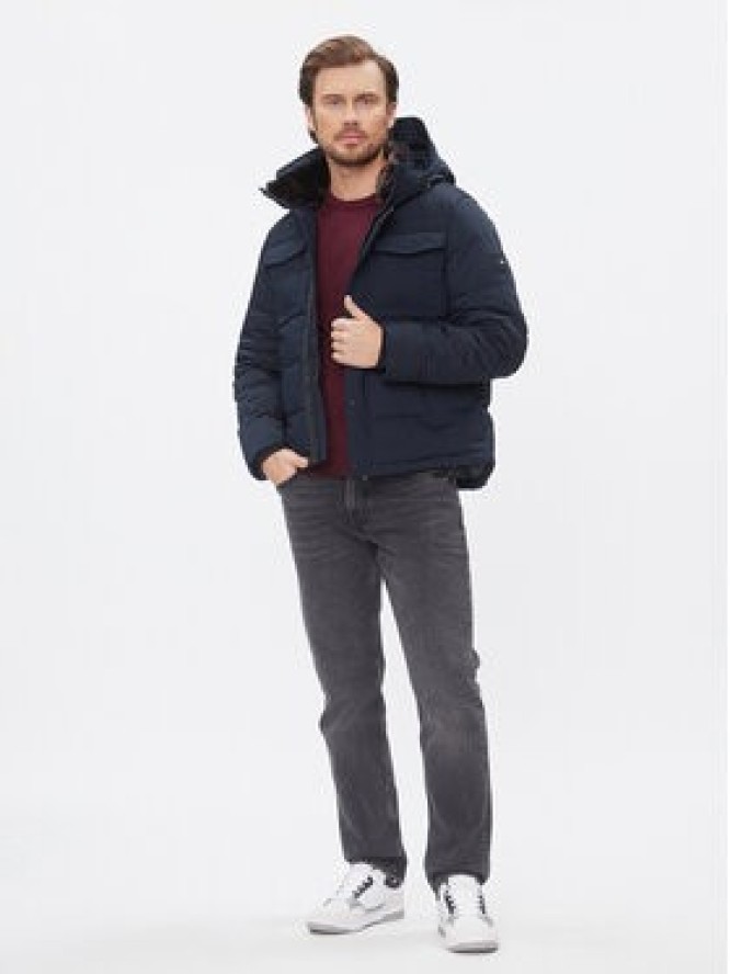 Tommy Hilfiger Kurtka zimowa Rockie MW0MW32790 Granatowy Regular Fit