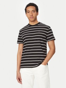 Tommy Jeans T-Shirt DM0DM22544 Czarny Regular Fit