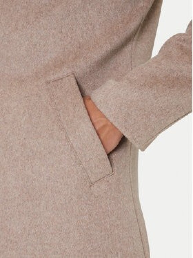 Guess Płaszcz wełniany M4BL3S WGJ82 Beżowy Slim Fit