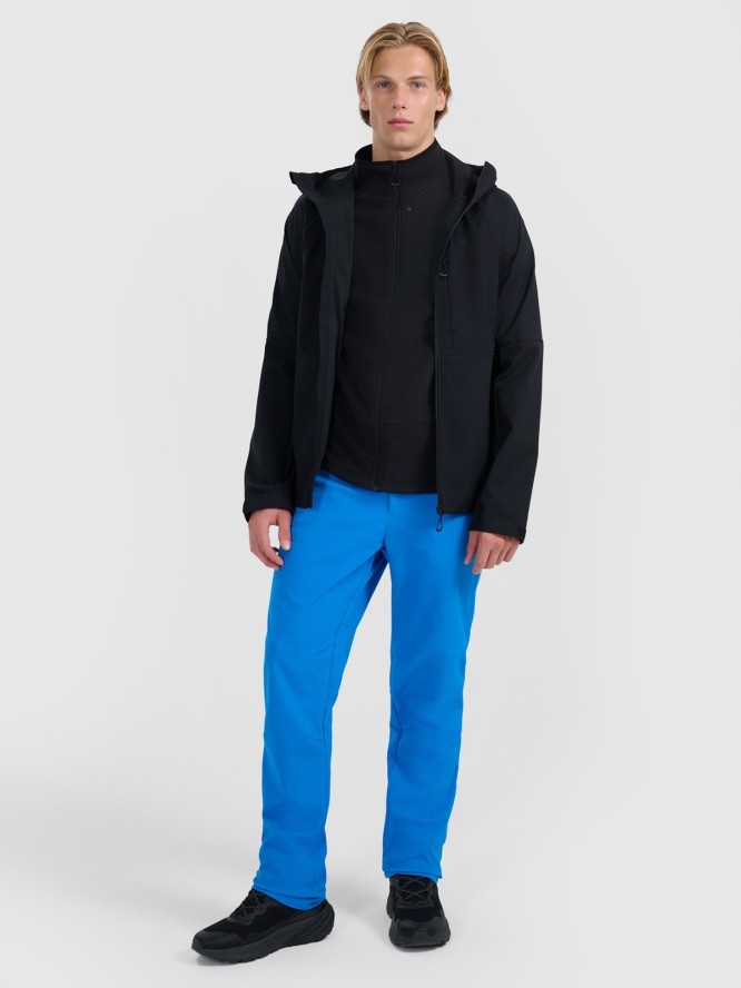 4F Spodnie trekkingowe membrana 10000 męskie - niebieskie L