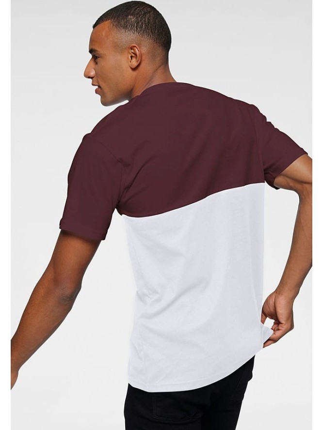 Vans Koszulka w kolorze bordowo-białym rozmiar: XS