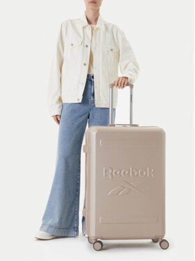 Reebok Walizka duża RBK-WAL-023-CCC-L Beżowy