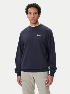 Jack Wolfskin Bluza Essential A63843 Granatowy Regular Fit