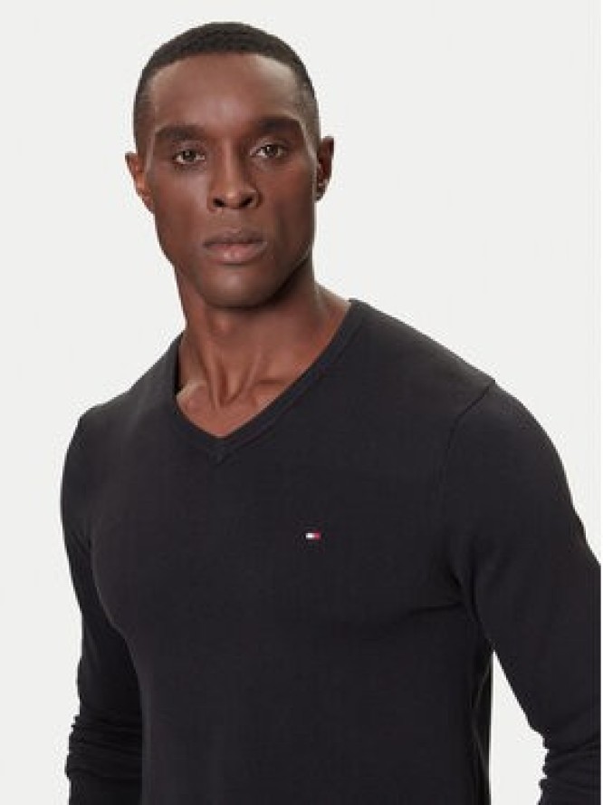 Tommy Hilfiger Sweter MW0MW42249 Czarny Regular Fit