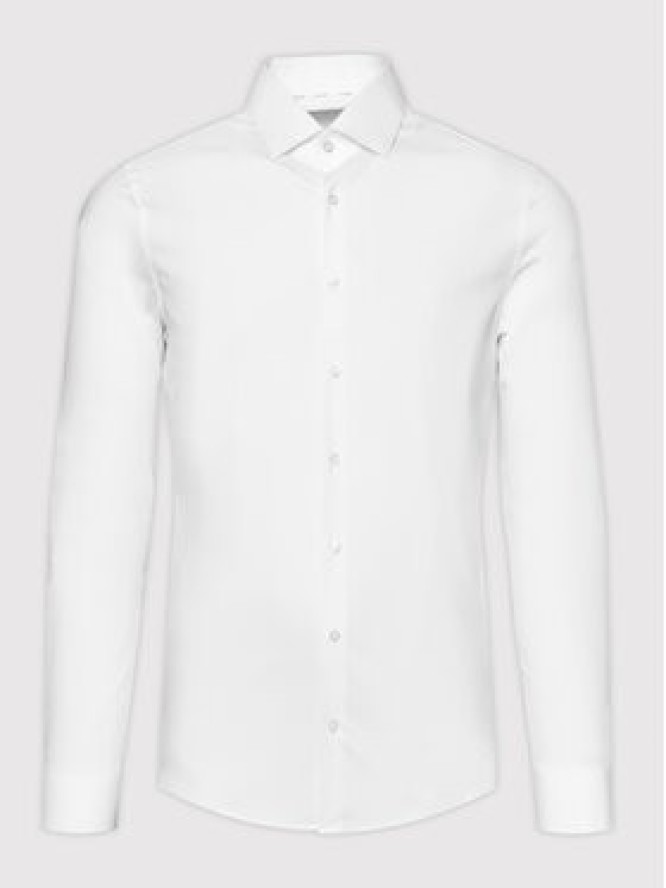 Calvin Klein Koszula K10K108229 Biały Slim Fit