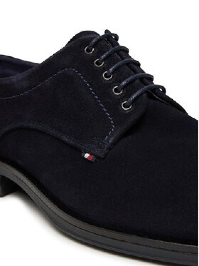 Tommy Hilfiger Półbuty Corporate Derby FM0FM05582 Granatowy