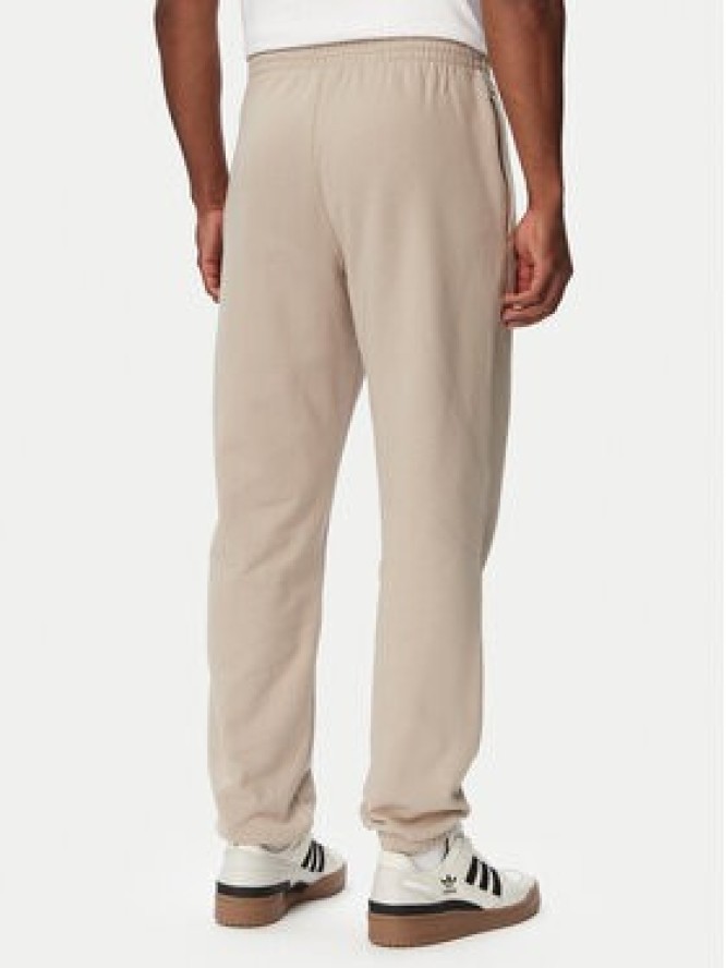 adidas Spodnie dresowe Trefoil Essentials French Terry KT2454 Beżowy Regular Fit
