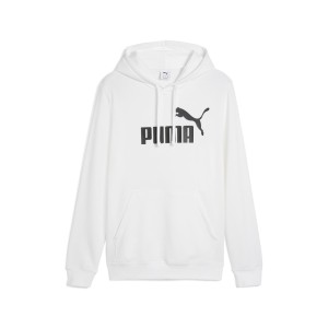 Młodzieżowa bluza z kapturem Essentials z logo No. 1 PUMA White